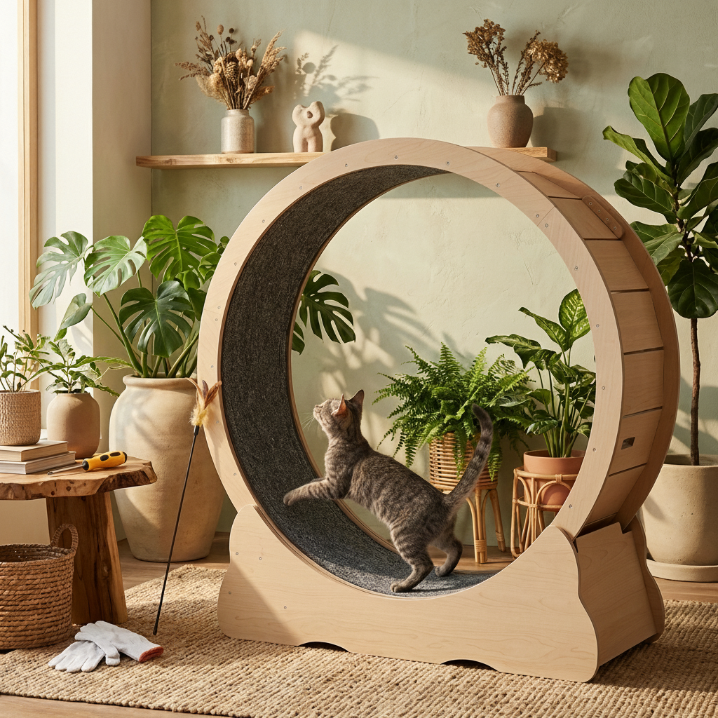 Bieżnia fitness dla kota