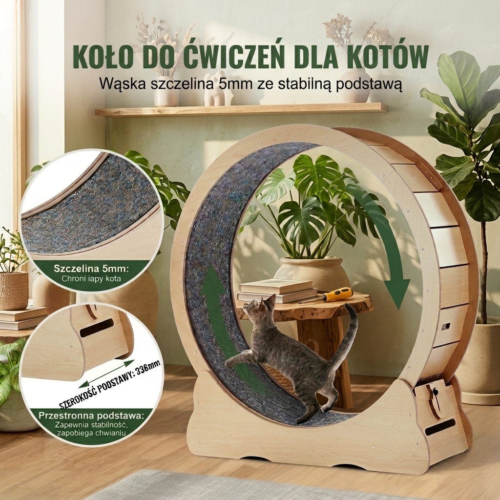 Bieżnia fitness dla kota